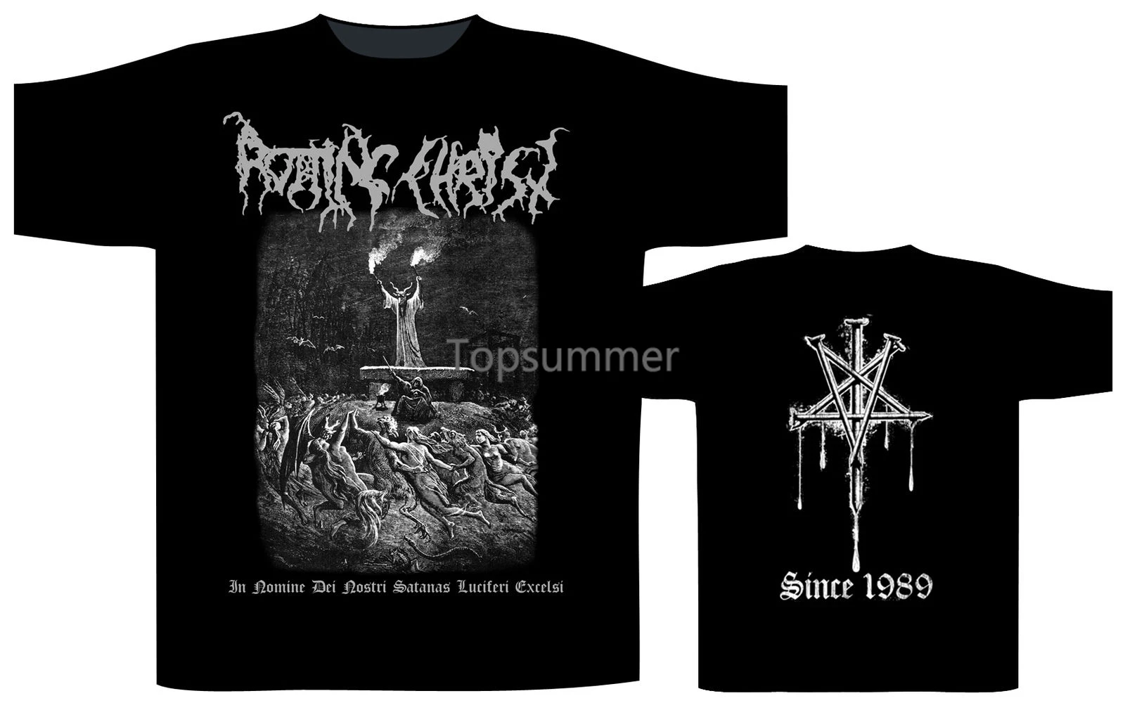 

Rotting Christ In Nomine Dei Nostri T-Shirt New & Cute Tatoo Lover T Shirt Fashion New Arrival Simple