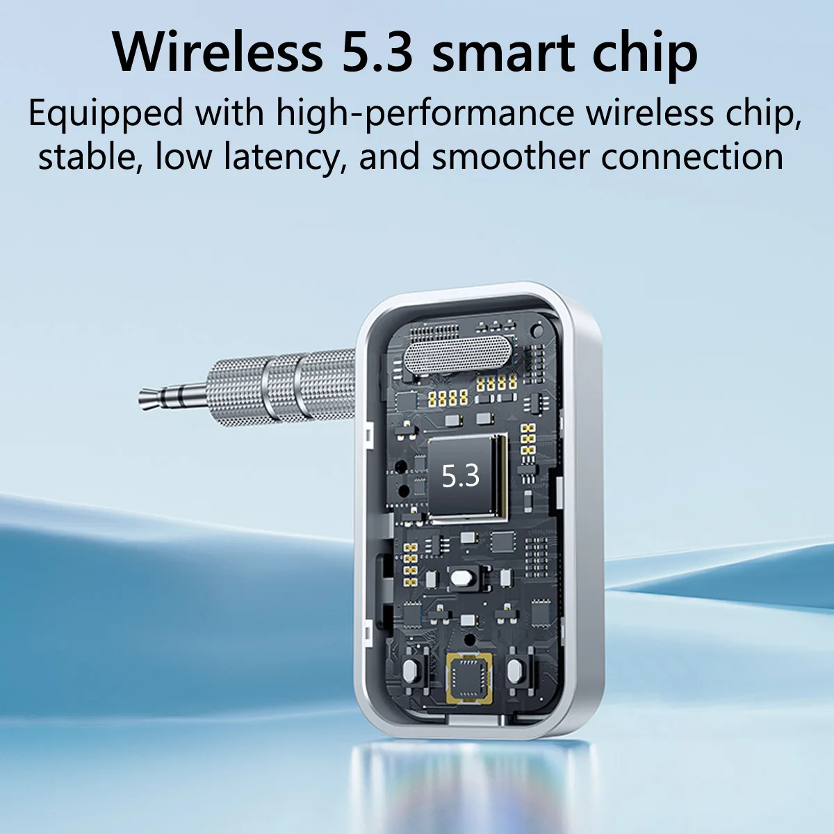 Wireless Handsfree Kit Car Receiver Adapter 3.5mm AUX 2 in 1 Transmitter Receiver Lossless MP3 Player