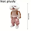2D Creative Puppy Man Backpack Pendant Acrylic Car Pendant Cute Teddy Dog Key Accessory 3