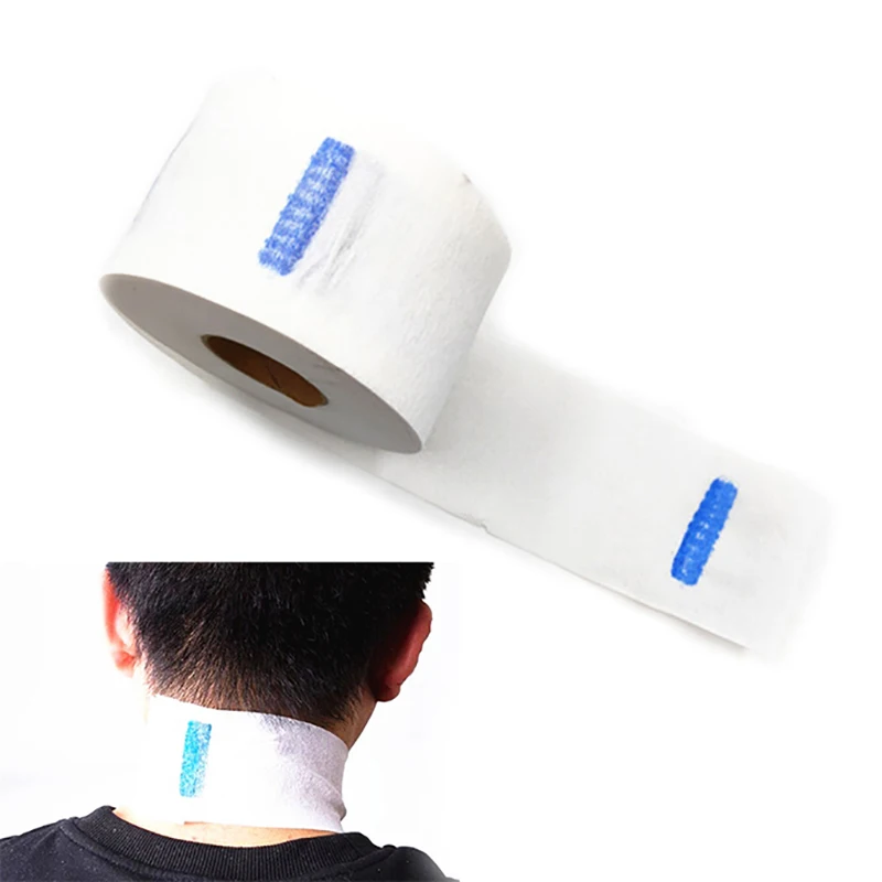 

80Pcs/R Disposable Barber Neck Strip Paper Prevent Broken Hair Cut Care Hair Stylist Salon Protector Absorb Perspiration​ Tissue