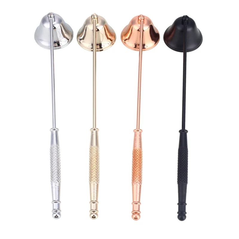 Candle Accessory Set: Stainless Steel Trimmer and Extinguisher