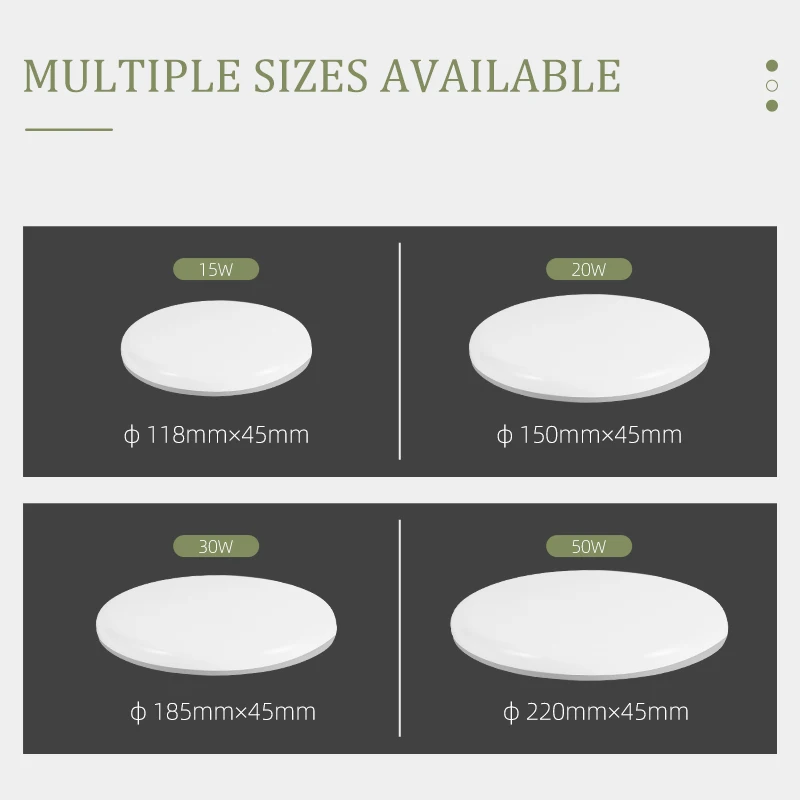 Led Ceiling Light Led Panel 165-265V For Living Room Bedroom Kitchen Home Decor