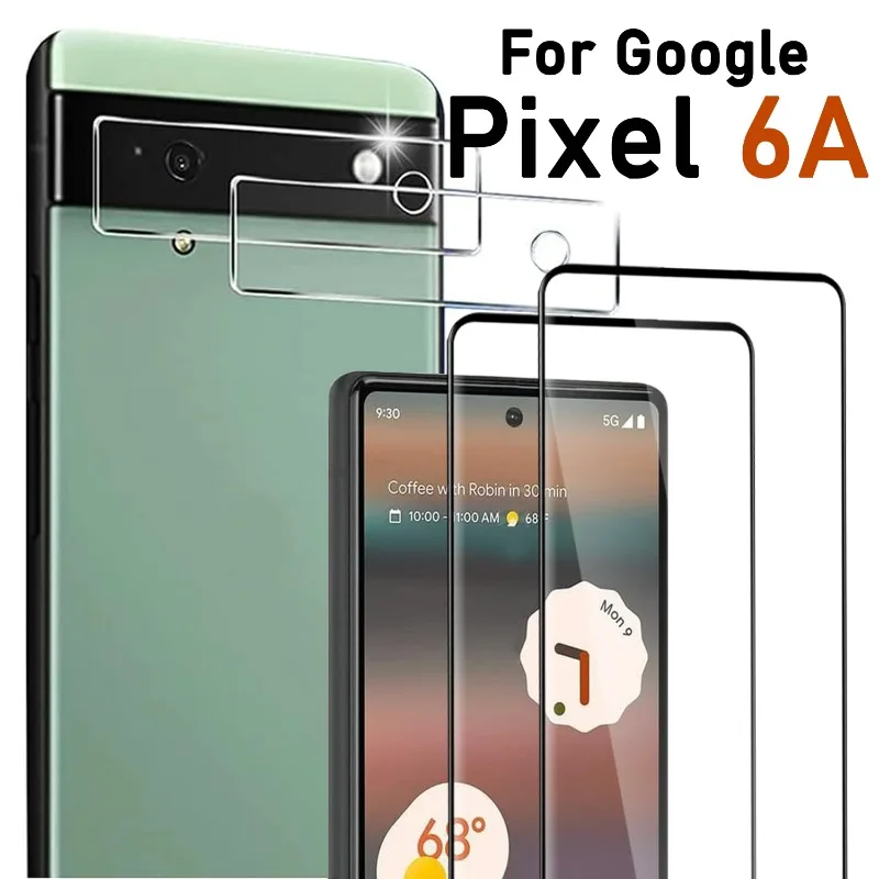 

Закаленное стекло 9H для Googel Pixel 6A, прозрачная защитная пленка для экрана, защитная пленка против царапин для Googel Pixel 6A, пленка для объектива камеры