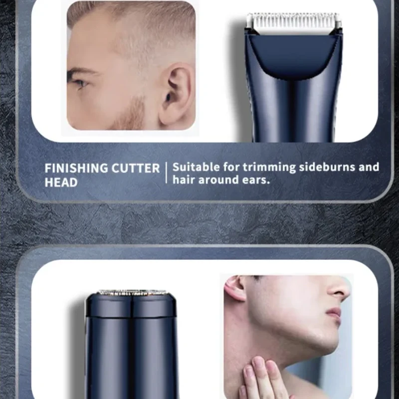 Kemei 5in1 rechargeable nose hair trimmer beard trimer mens eyebrow nose trimmer for and ear cleaner hair removal machine nose hair trimmer electric nose hair trimmer