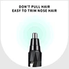 Kemei 2-in-1 nose hair trimmer rechargeable beard trimmer electric eyebrow trimmer for nose and ear cleaner hair removal machine 6