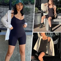 New Bodysuit Shapewear Women Tank Top Tummy Control Full Body Shaper Anti Chafing Shorts Slimming Waist Trainer Butt Lifter 2