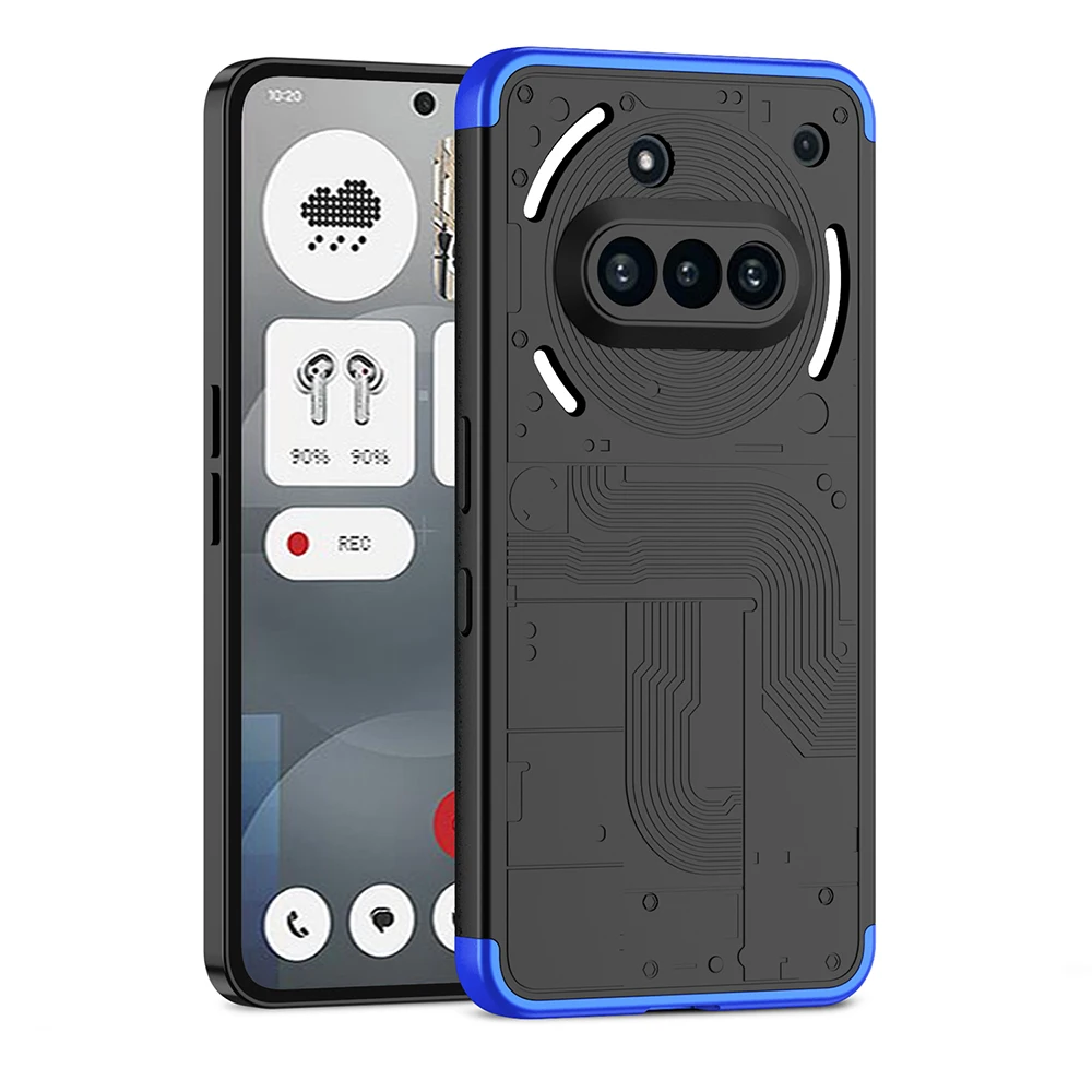 Premium Shockproof Matte Phone Case – Durable 3-in-1 PC Protection Cover