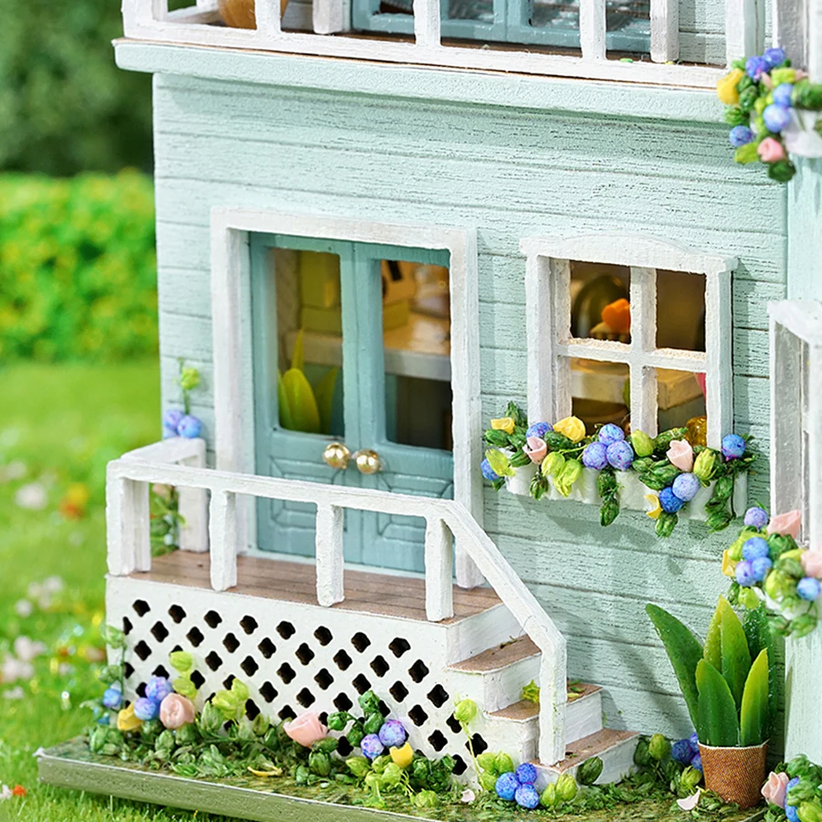 DIY Handmade Dollhouse Kit: Creative 3D Puzzle for Home and Bedroom Decor with Furniture