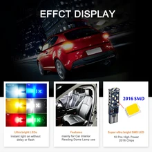 

2x T10 W5W Super Bright LED Car Parking Lights WY5W 168 501 2016 Auto Wedge Turn Side Bulb Car Interior Reading Dome Signal Lamp