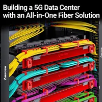 AMPCOM สายแพทช์ไฟเบอร์ออปติก, SC TO SC UPC singlemode Simplex SMF 9/125μm โค้งงอ insensitive LSZH สายไฟเบอร์ออปติก 6