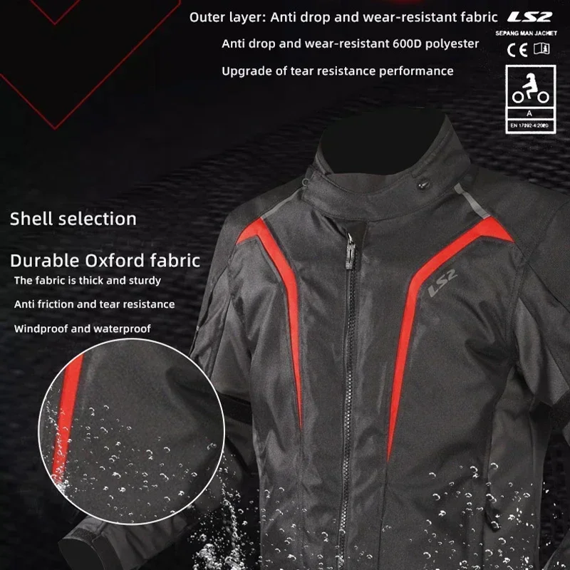 Motorcycle Jacket Autumn Winter Waterproof Windproof Warm Moto Jacket Men Women CE Anti-fall Motocross Riding motorcycle jacket