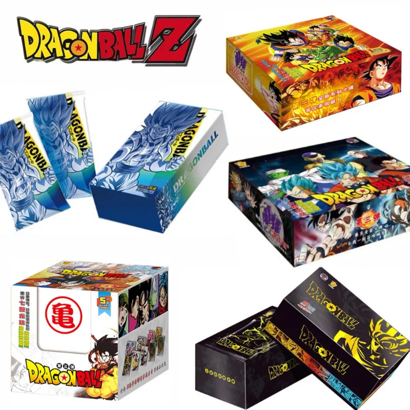 

New Dragon Ball Z Card Complete Collection Booster Box Goku Vegeta Sayajins Collection Card SSP Boys' Anime Game Card Toy Gift
