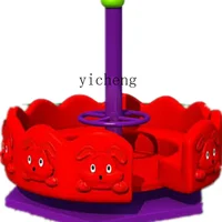 ZF Kindergarten Swivel Chair Carousel Children's Large Toy Outdoor Trampoline Mushroom Swivel Chair 1