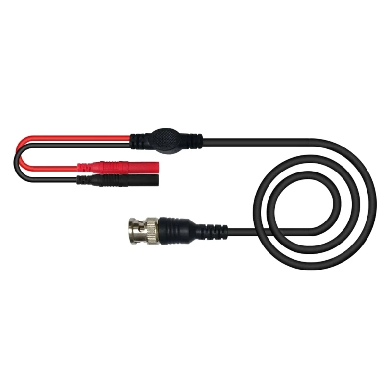 

BNC Male to 4mm Safety Male Banana Plug Test Lead Probes Low Loss Coaxial Cable for Oscilloscope Signal-Generator Drop Shipping