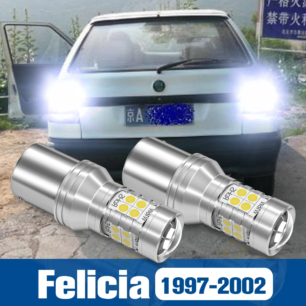 

2pcs LED Reverse Light Back up Lamp Accessories Canbus For Skoda Felicia 1997-2002 1998 1999 2000 2001