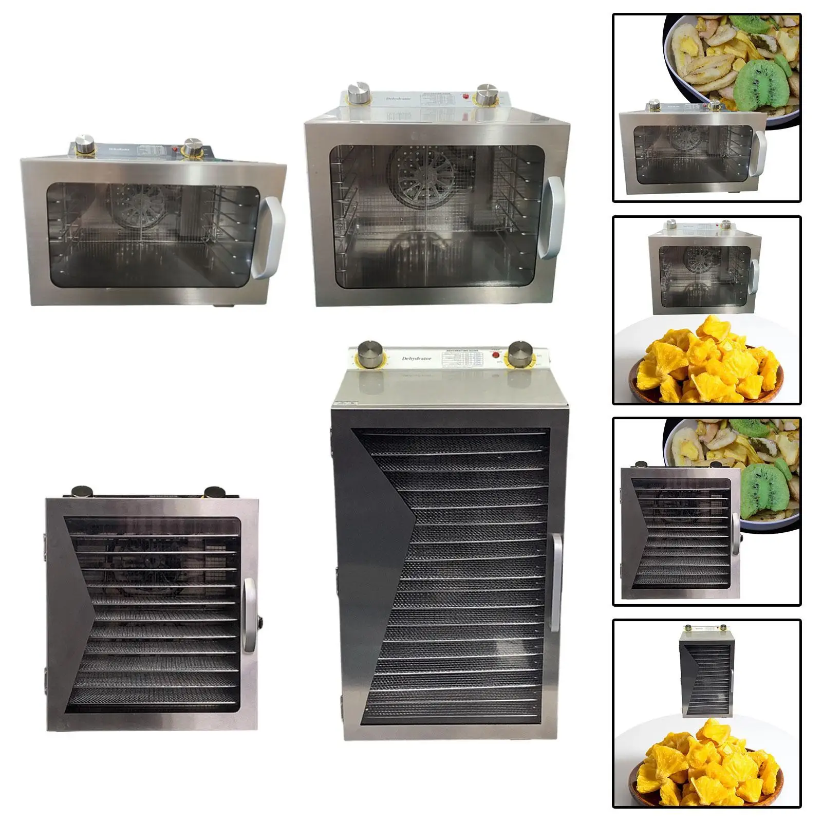 Food Dehydrator Vegetables Dryer Adjustable Compact Fruit Dryer Machine Dryer Machine for Snack for Kitchen Flowers Meat Beef 3