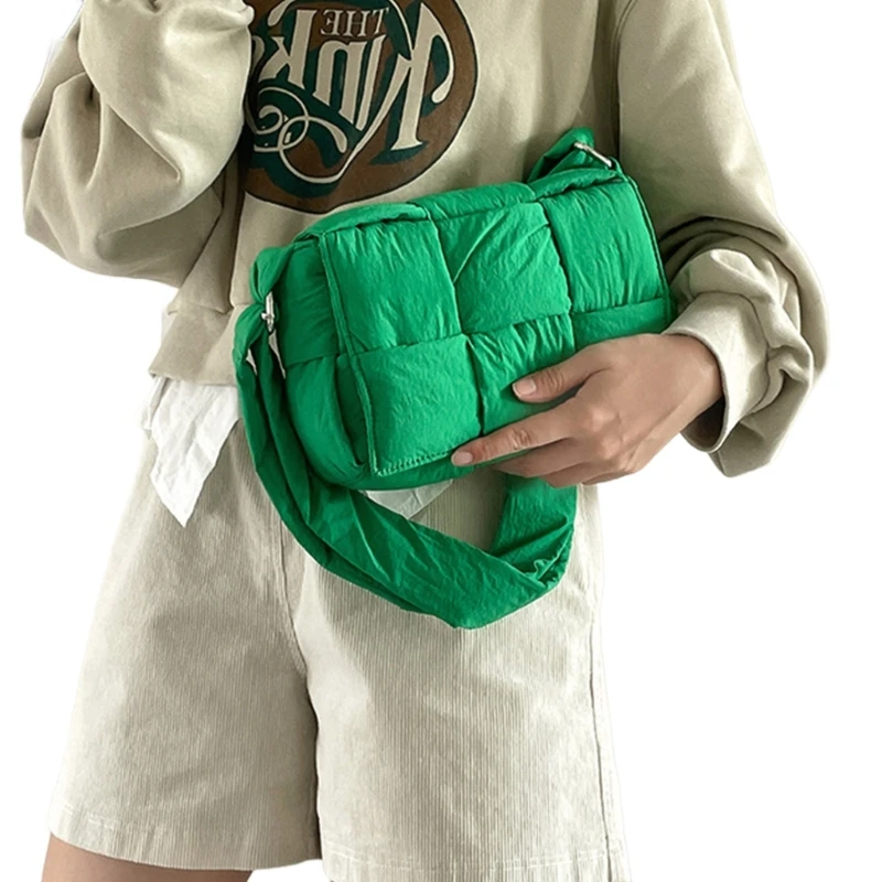 Fashionable Cotton Space Handbags Large Capacity Soft Comfortable Shoulder Bag
