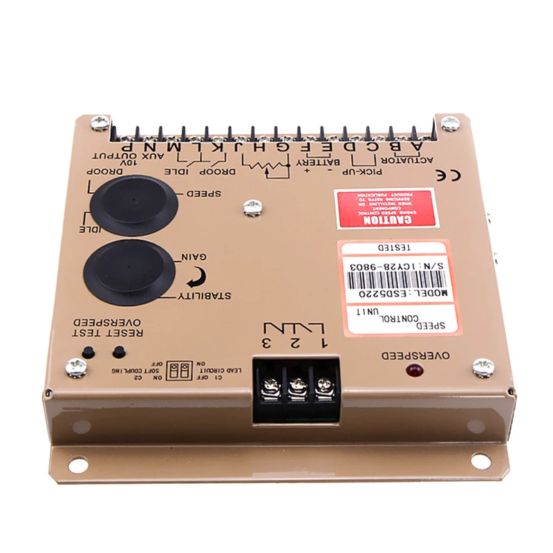 

Контроллер регулятора скорости двигателя для генератора ESD5220