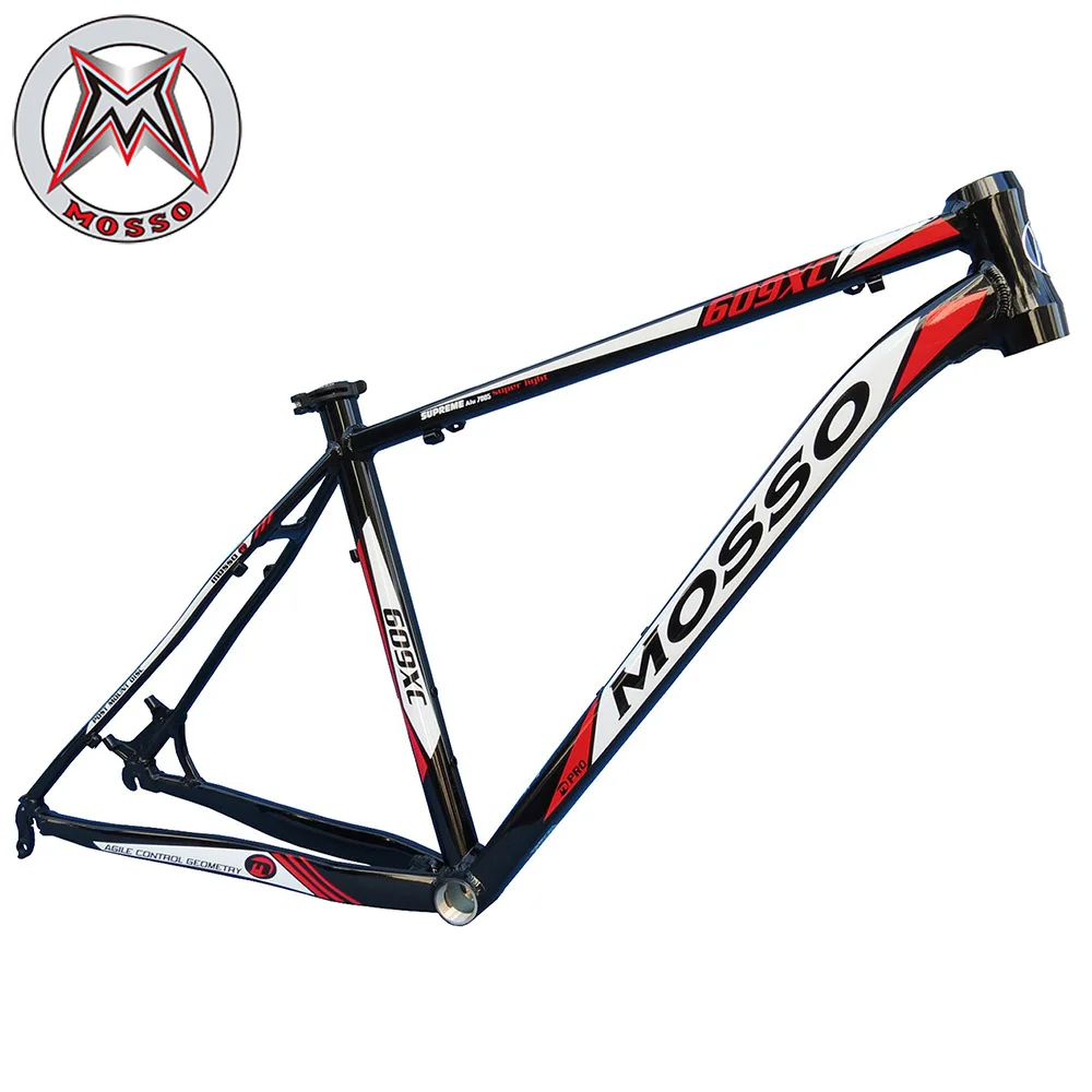 26ER Mosso 609XC Mountain Bike Frame Aluminum Alloy Ultralight Disc Brake Frame 16/17/18/19