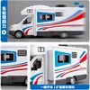 1:28 Diecast Luxury RV Recreational Vehicle Car Model Metal Camper Van Motorhome Touring Car Model Sound and Light Kids Toy Gift 6
