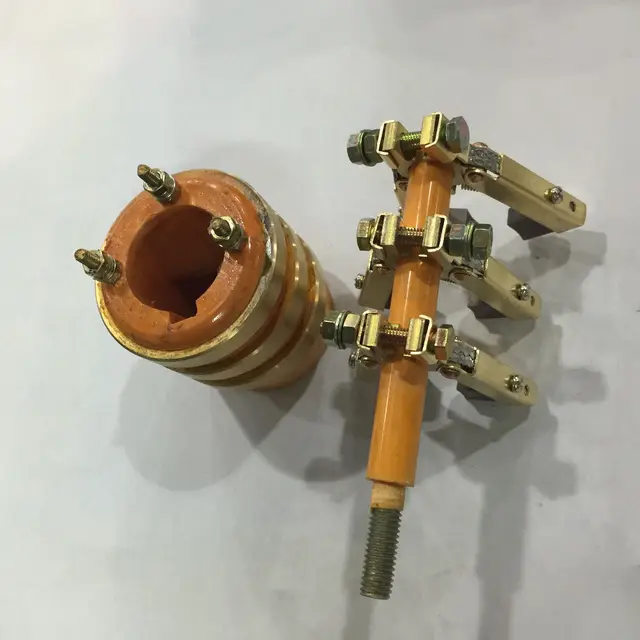 3-Utas Gyűrűgyűjtő Vezetőképes Csúszás Gyűrű Belső Átmérője 25,30,35 Külső Átmérő 58, Magasság 65 Heringbone Rézkefe Tartó - Image 4