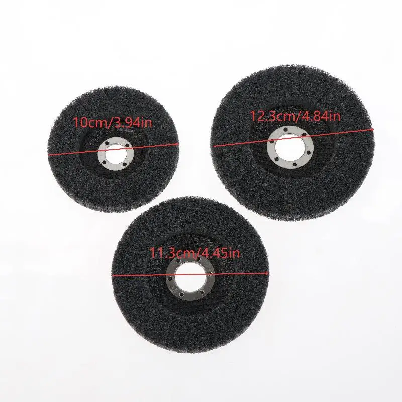 1Pcs 4/4.5/5 Inch Nylon Fiber Flap Polishing Wheel Disc Angle Grinder Cutting Flap Grinding Disc For Wood Metal Buffing