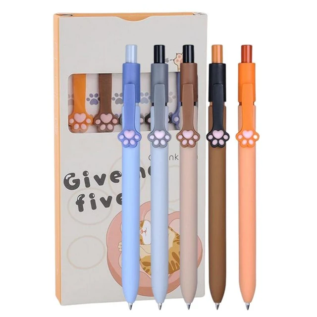 Gel Pens Fine Point, 0.5mm Silent Retractable Quick Dry Gel Ink Pen, Black  Ink Rolling Ball Gel Pens, Smooth Writing - AliExpress