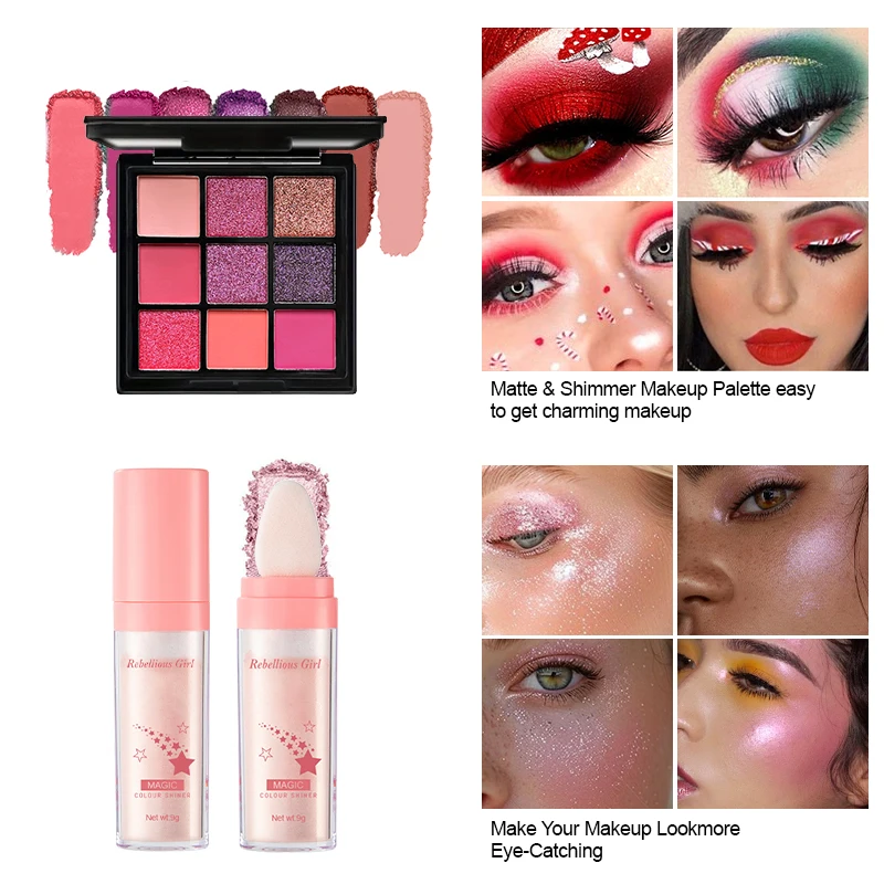 All In One Makeup Kit for Women Include Eyeshadow Palette Lipstick Blushes Eyeliner Cosmetics Gift Box For Beginner make up Sets 3