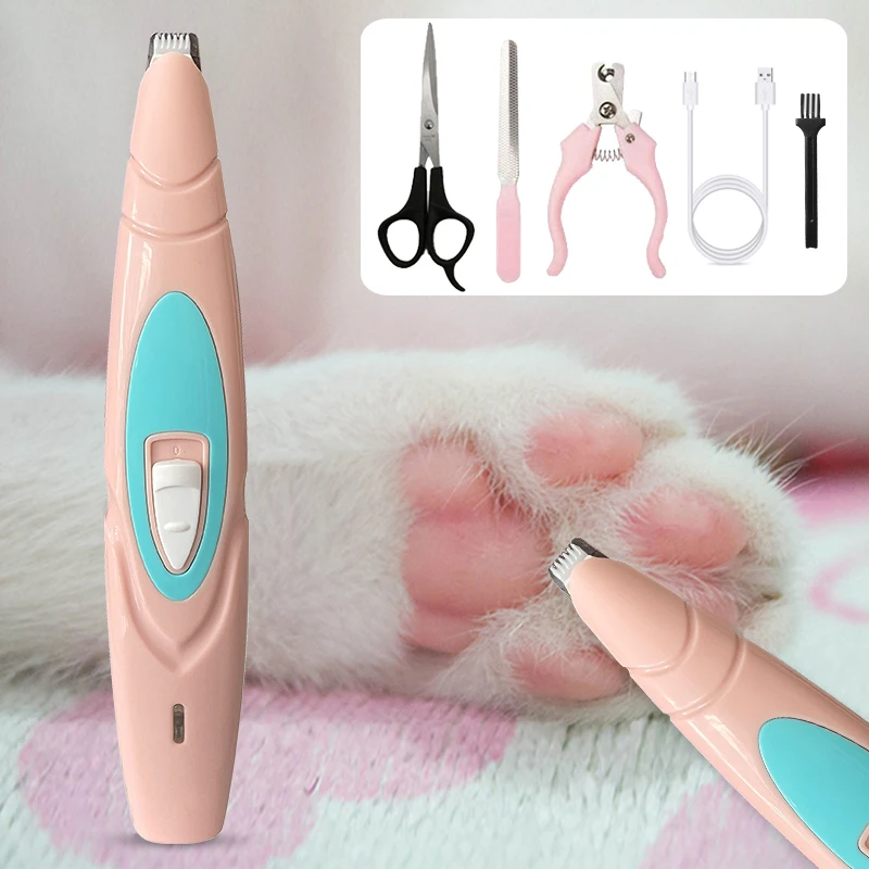 New Dog Clippers Professional Pet Foot Hair Trimmer Grooming Hairdresser Shear Butt Ear Eyes Cutter Pedicure | Дом и сад