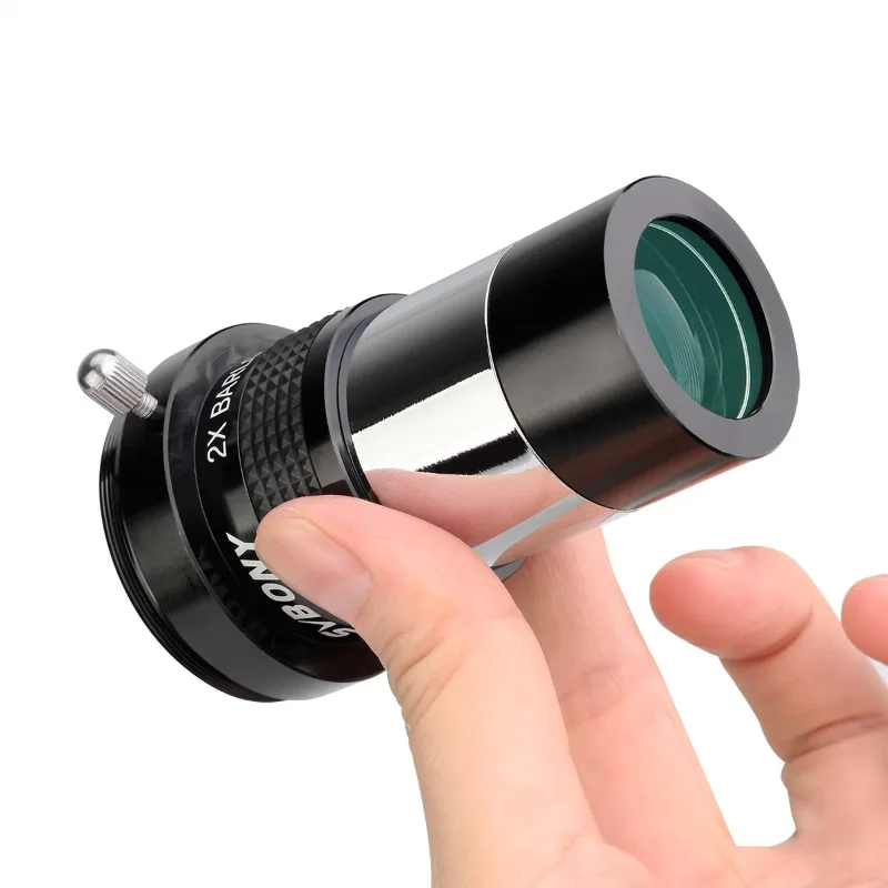 SVBONY SV137. 25 Cal 2x 3x szkło powiększające teleskop astronomiczny materiał akcesoria metalowe 3 SVBONY SV137. 25 Cal 2x 3x szkło powiększające teleskop astronomiczny materiał akcesoria metalowe - Image 3