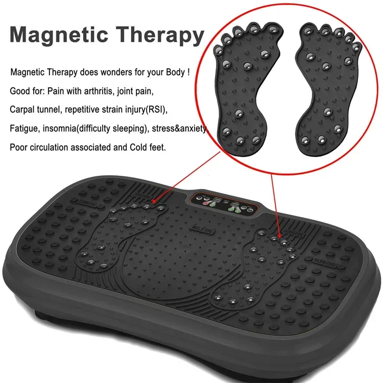 Vibration Plate Exercise Machine 3D Whole Body Workout Vertical Vibration plate