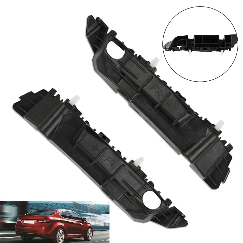 

2pcs Front Bumper Bracket Left And Right For Hyundai For Elantra 2019-2020 86514F2AA0 86513F2AA0 Black ABS Bumpers Exterior Part