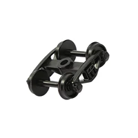 Evemodel HO Scale 1:87 Bearing Truck with 33" Plastic Wheels POM Bogies 2-Springs 12pcs/24pcs HP22BHO 2
