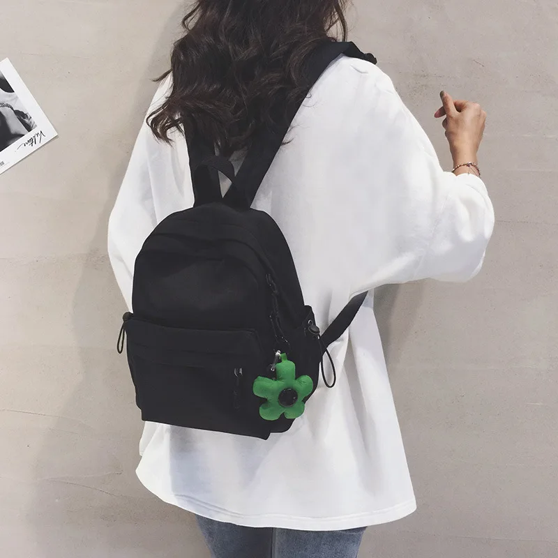 

Простой однотонный маленький рюкзак, Женский Отдел Мори для студентов колледжа, класс, маленькая Фотосумка, вместительный рюкзак