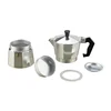 Aluminum Moka Espresso Percolator Pot Stovetop Coffee Maker - 1/3/6/9/12 Cup 4