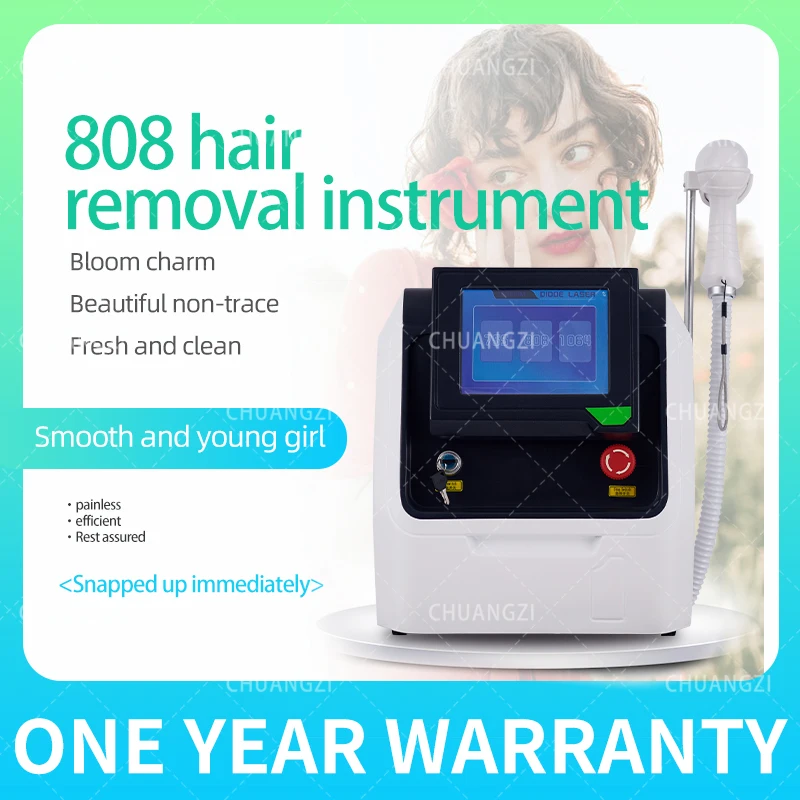 

1200W 808Nm 755 1064nm Diode Laser Device Hair Removal Beauty Health AlexandriteHair Free Shipping Effect Remov Epilator