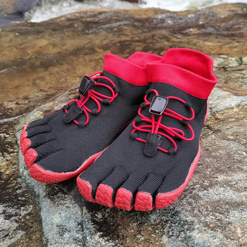 Unisex Split Toe Men FiveFingers Casual Sneakers Climbing Drainage Mesh Women Canyoning Quick Drying Water Shoes_vogvips.com