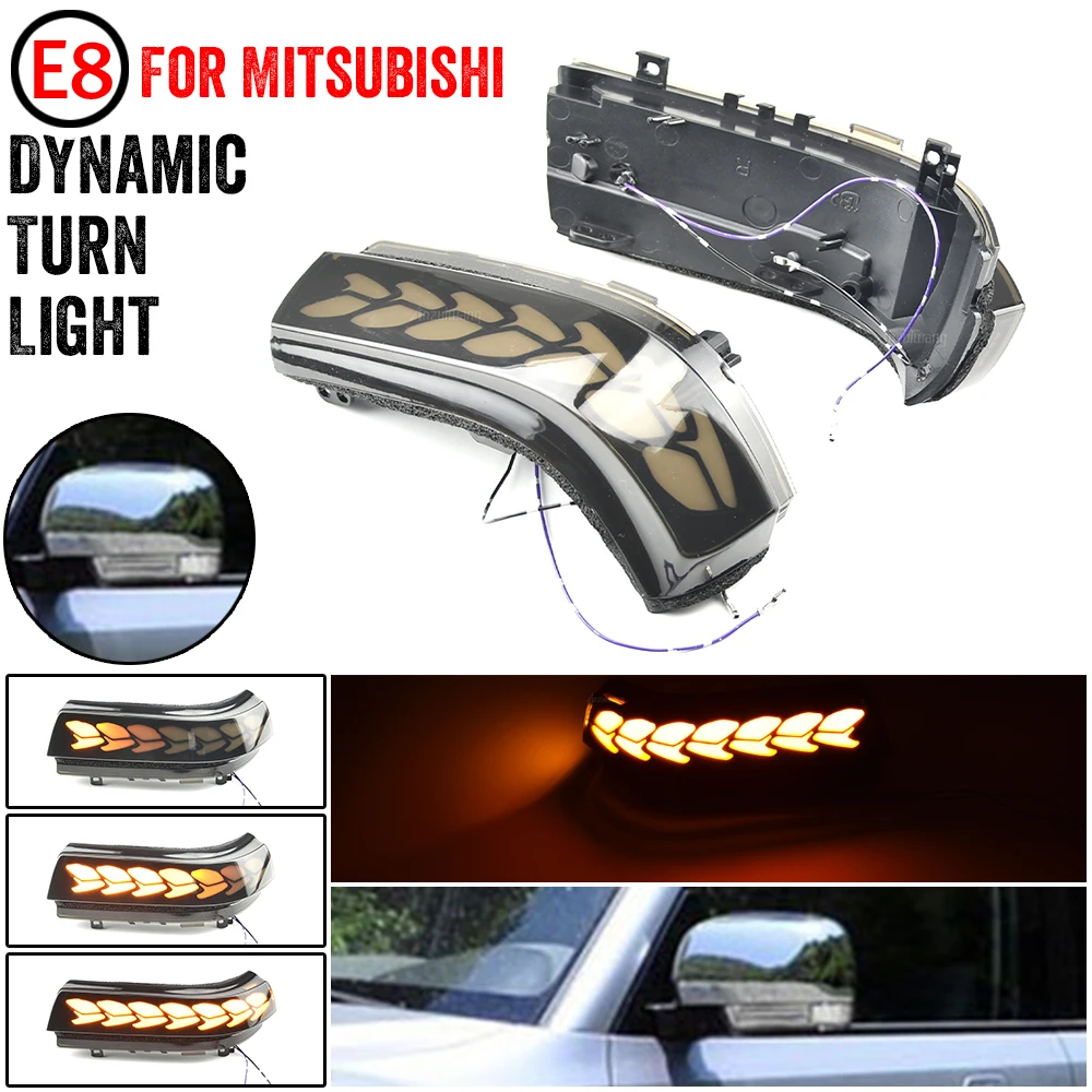 

2 шт., Новые динамические Светодиодные поворотники для Mitsubishi Pajero V73 V77 V93 V97 2006-2019