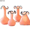 Creative Lace Glass Vase Desk Decoration Hydroponics Flowers Pots Decorative Flower Arrangement Modern Home Decor Floral Vases 6