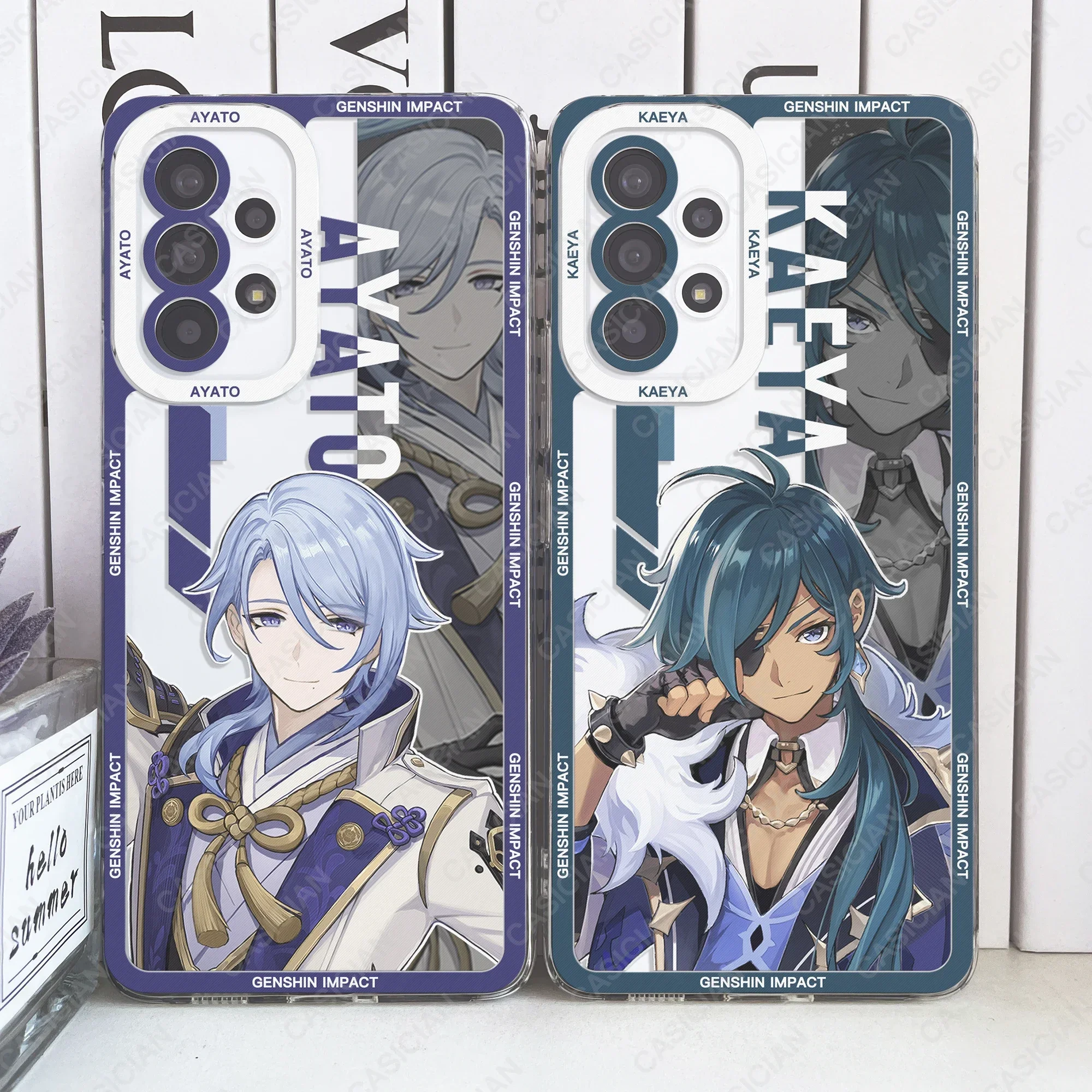 Чехол для телефона Genshin Impact Kaeya Ayaka Ayato Keqing, чехол для Samsung Galaxy S20 FE S21 Plus S22 S23 Ultra A54 A53 A52 A33 A34 Чехол для телефона Genshin Impact Kaeya Ayaka Ayato Keqing, чехол для Samsung Galaxy S20 FE S21 Plus S22 S23 Ultra A54 A53 A52 A33 A34