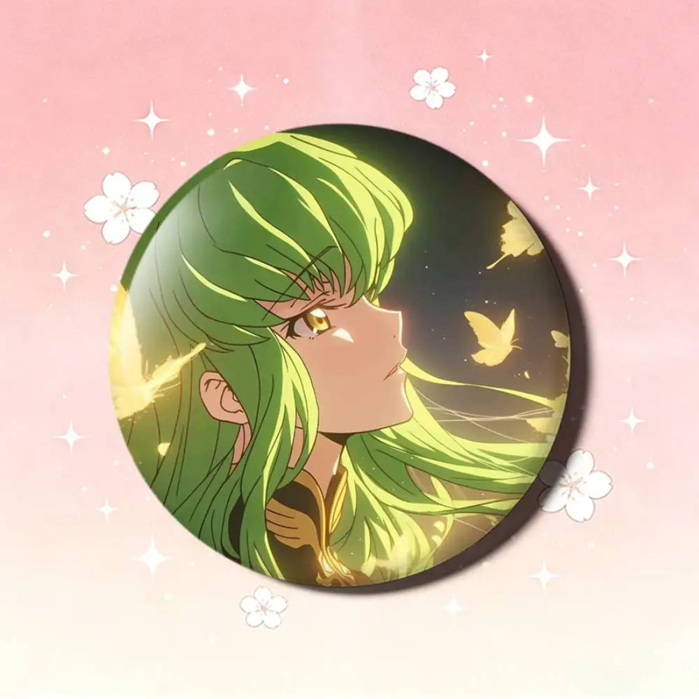 Geass Laser Badge - Creative Accessory for Backpack, Clothes, and Hats