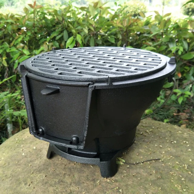 Modern Öntöttvas Kémia Kültéri Fűtés Tűzifa Kályhához Kreatív Kemping Multifunkcionális Sátor Kandallók - Image 3