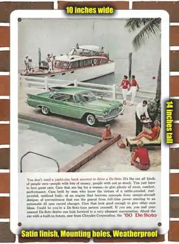 

Металлический знак-1960 DeSoto Adventurer_2- 10x14 дюймов
