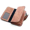 Women's Wallet Made of Leather Wallets Three Fold VINTAGE Womens Purses Mobile Phone Purse Female Coin Purse Carteira Feminina 4