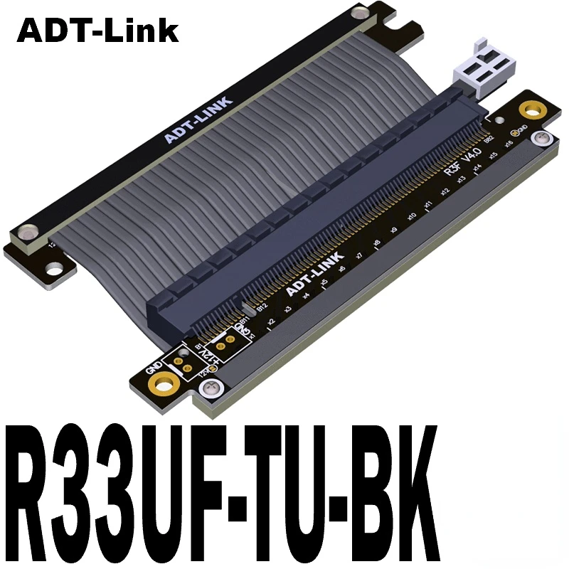 Pci Express Gen4 Pcie 4.0 16x Extender Flexible Extension Cable