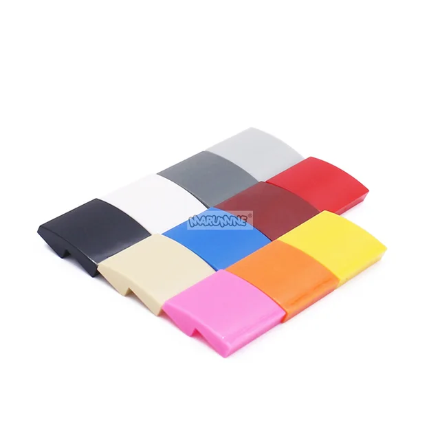 Marumine  Build Bricks Part Slope Curved 2x2 15068 20PCS House Home Ship City Car Model Kits Assembly DIY Accessories MOC Blocks 3