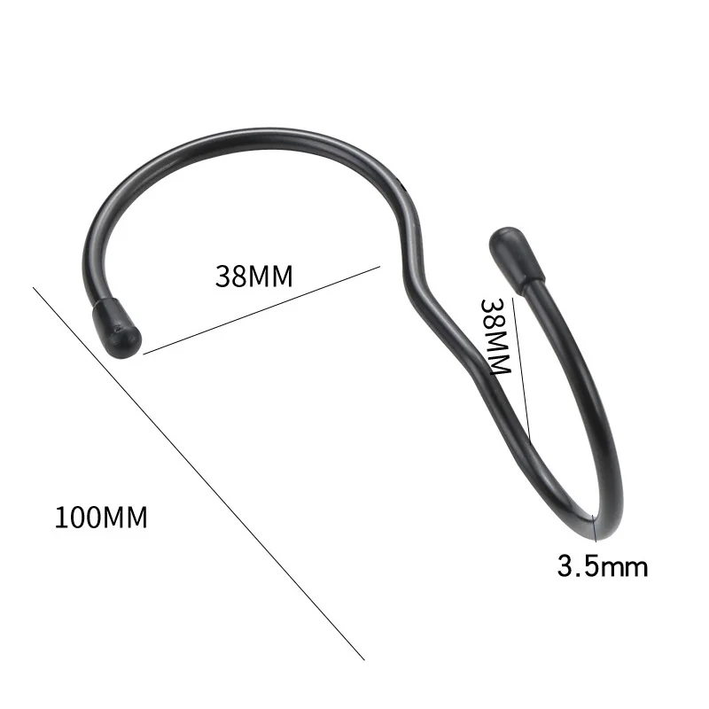 S Shape Hooks Twist Design Metal Closet Hangers for Clothes Bags Pots Hats