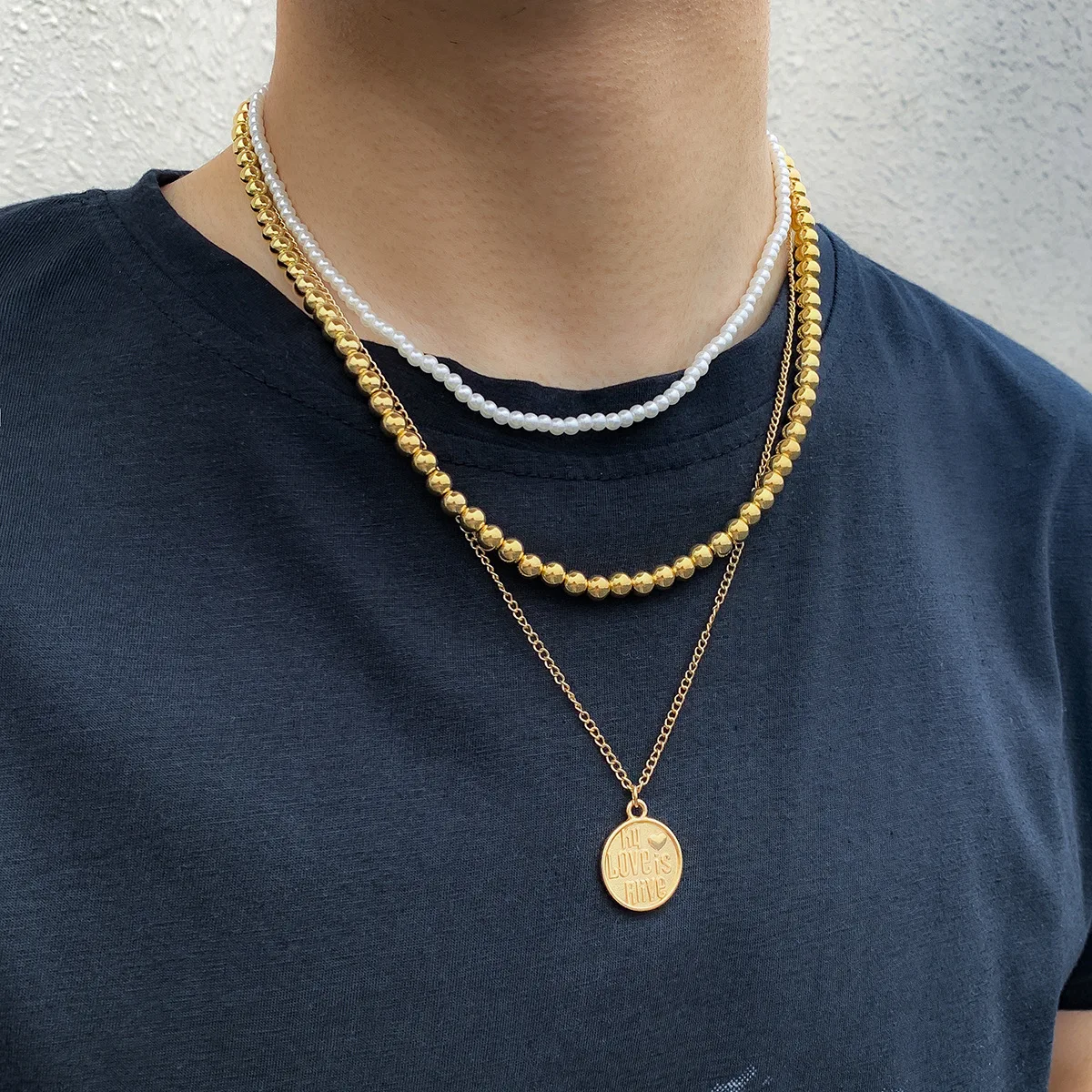 Reagan Gold Chainlink Layered Necklace in 2023 | Layered necklaces, Trendy  necklaces, Gold necklace layered