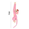 65CM Cute Long-Armed Monkey Shaped Plush Toy Monkey Long Arm Tail Soft Plush Hanging Doll Toy Party Decors Curtains Hanger 6