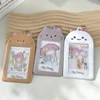 Kpop Photocard Holder with Keychain Y2K Kawaii cat Photo Card Sleeves ID Badge Holder Card Protector 1